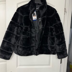 Karl Lagerfeld Black Teddy Jacket